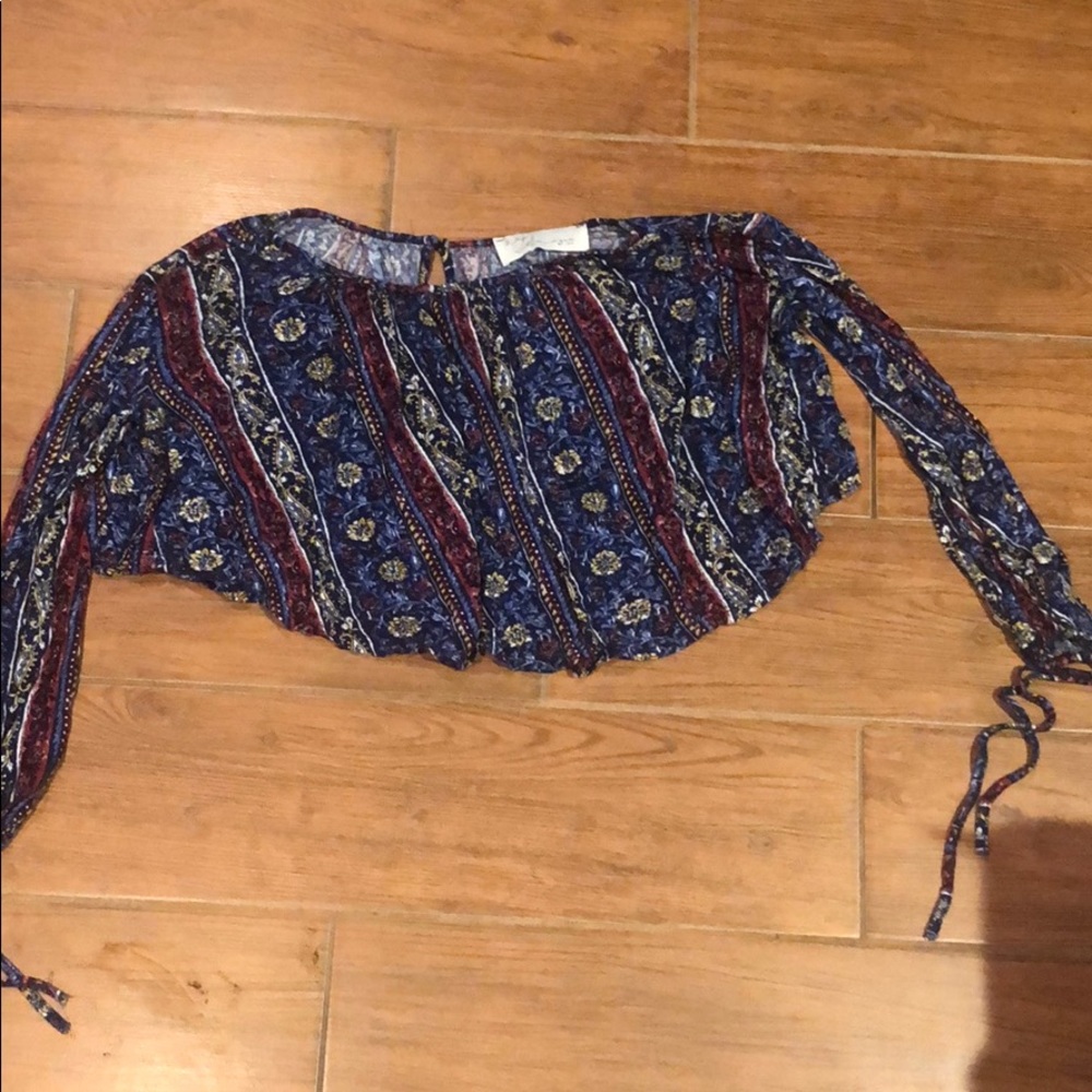 Paisley crop top